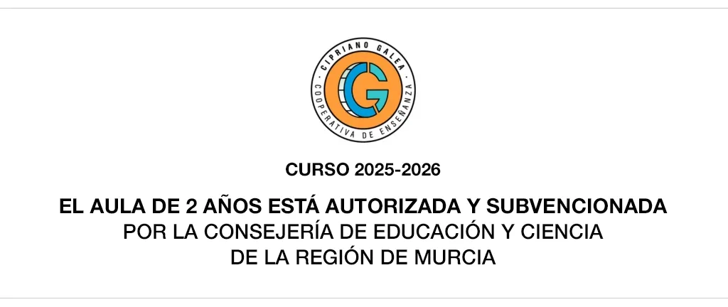 aula de 2 años subvencionada